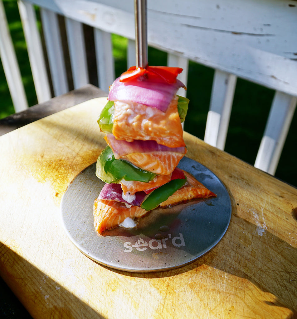 Simple Salmon Skewer